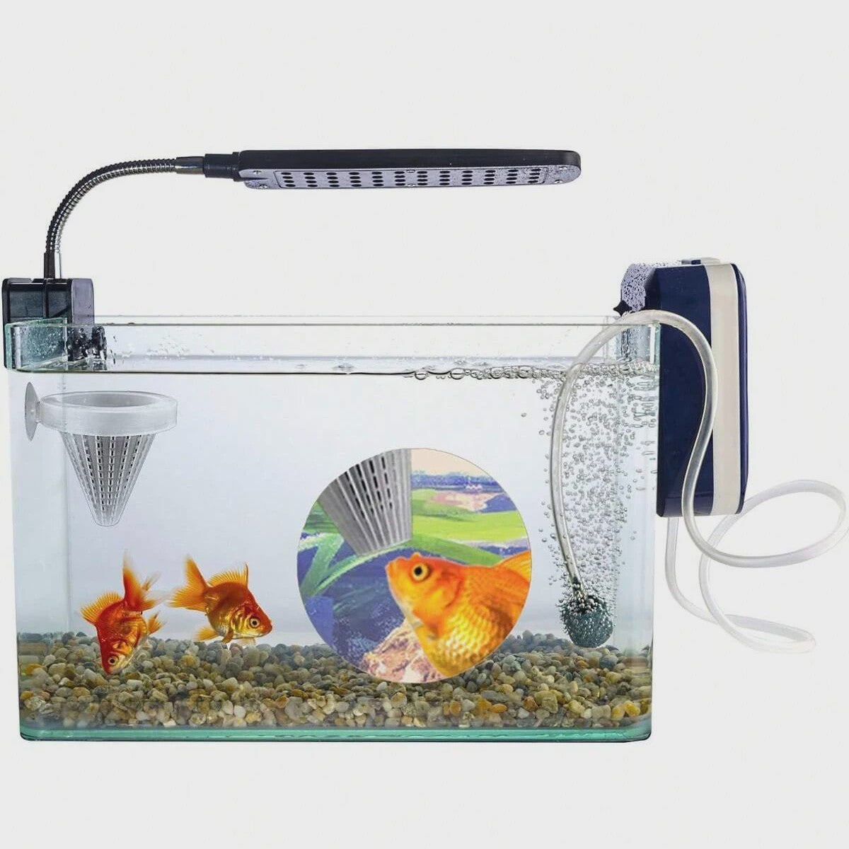 2x Aquarium Voederbeker Kegelvormig - Voor Levend Voer