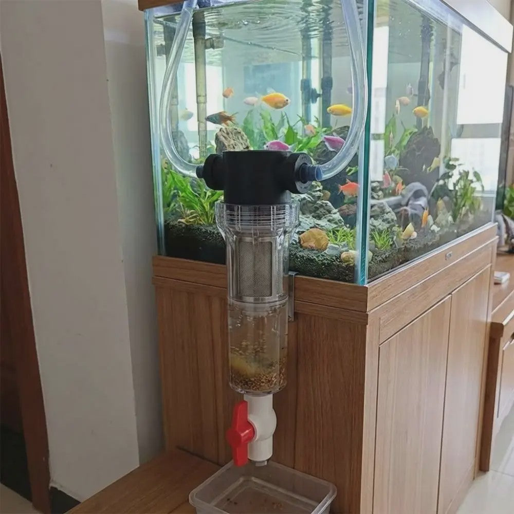 Precisie Aquarium Filter voor Afscheiding Visafval - Efficiënte Reiniging