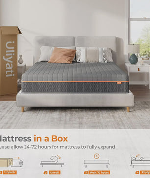 Gel Memory Foam Matras - Drukverlichtend, Koel Slapen & Lichaamssteun (Hardheid 3-4)