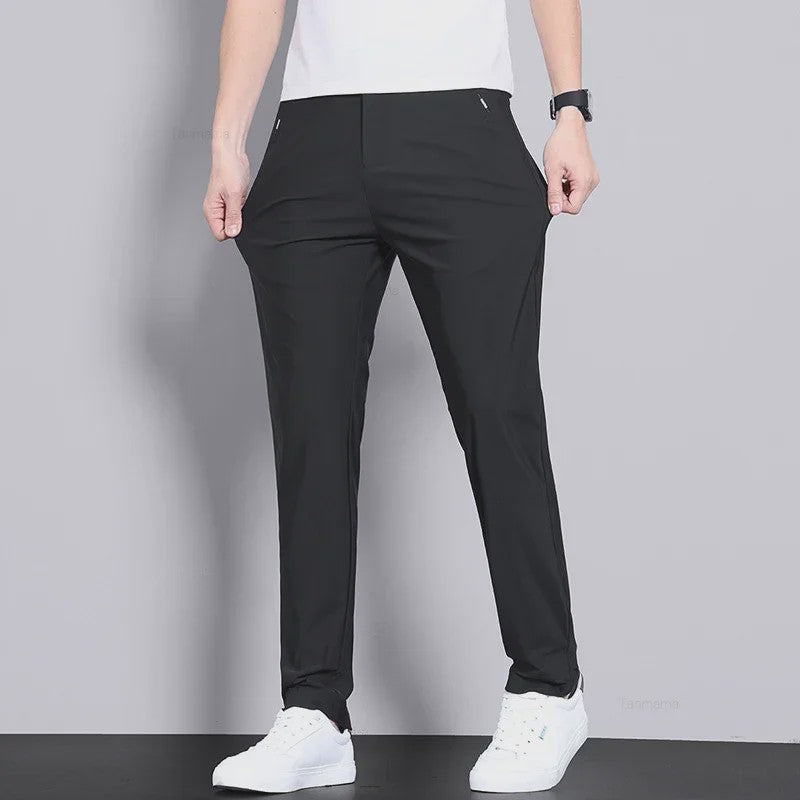 Herfst/Winter Heren Casual Broek - Elastisch, Sneldrogend & Ademend