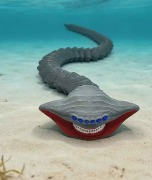 3D Geprinte Zeemonster Actiefiguur - Flexibel Speelgoed & Decoratie