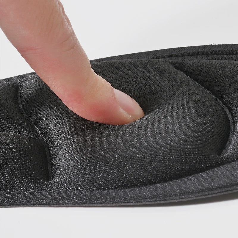 5D Massage Memory Foam Inlegzolen - Ademend, Dempende Steunzolen voor Sport & Dagelijks Gebruik