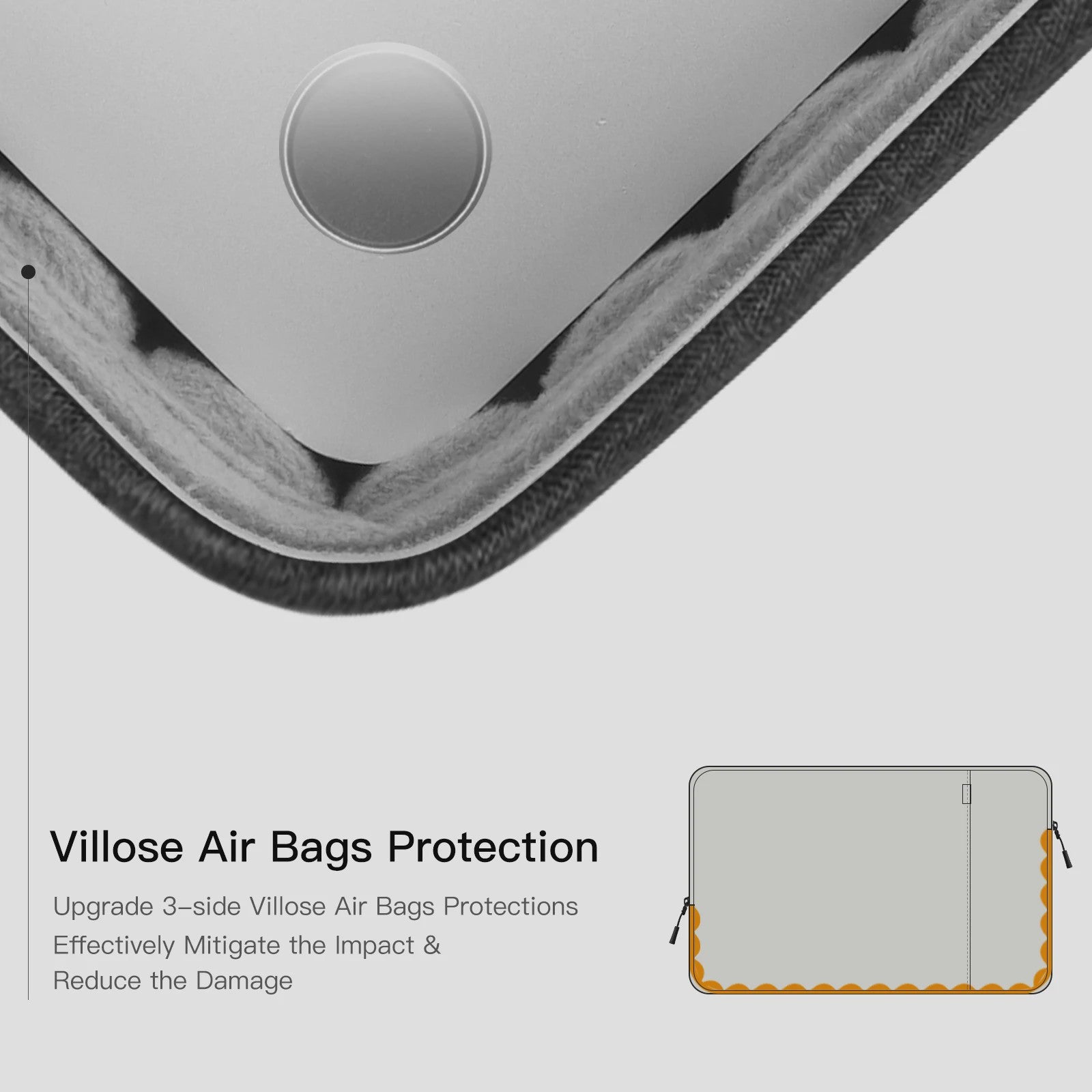 Luxe Laptop Sleeve 13-16 inch | Waterafstotend & Schokbestendig | MacBook Pro/Air
