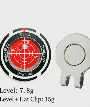 Golf Green Slope Meter & Cap Clip - Meet Hellingen Nauwkeurig op de Green