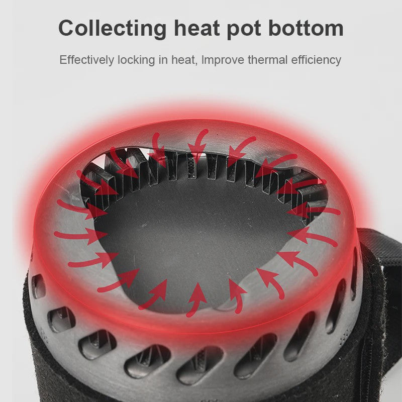 BRS 61 Compact Kampeer Kook Systeem met Warmtecollector