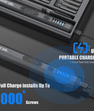 Precisie Elektrische Schroevendraaierset - Draadloos & Professioneel voor Elektronica Reparatie