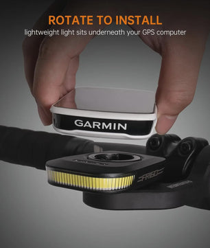 Ravemen FR300/FR160 Fietsverlichting Out-Front - USB Oplaadbaar, Waterdicht IPX6, Compatibel met Garmin/Wahoo