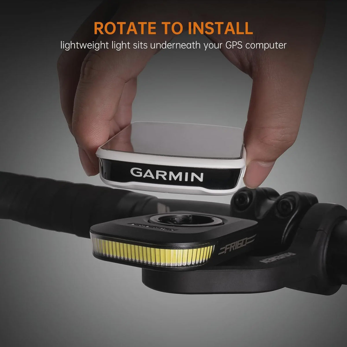 Ravemen FR300/FR160 Fietsverlichting Out-Front - USB Oplaadbaar, Waterdicht IPX6, Compatibel met Garmin/Wahoo