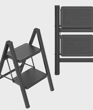 Opvouwbare Steekladder met Optionele Handgreep - 2/3/4 Treden, 250kg Belastbaar