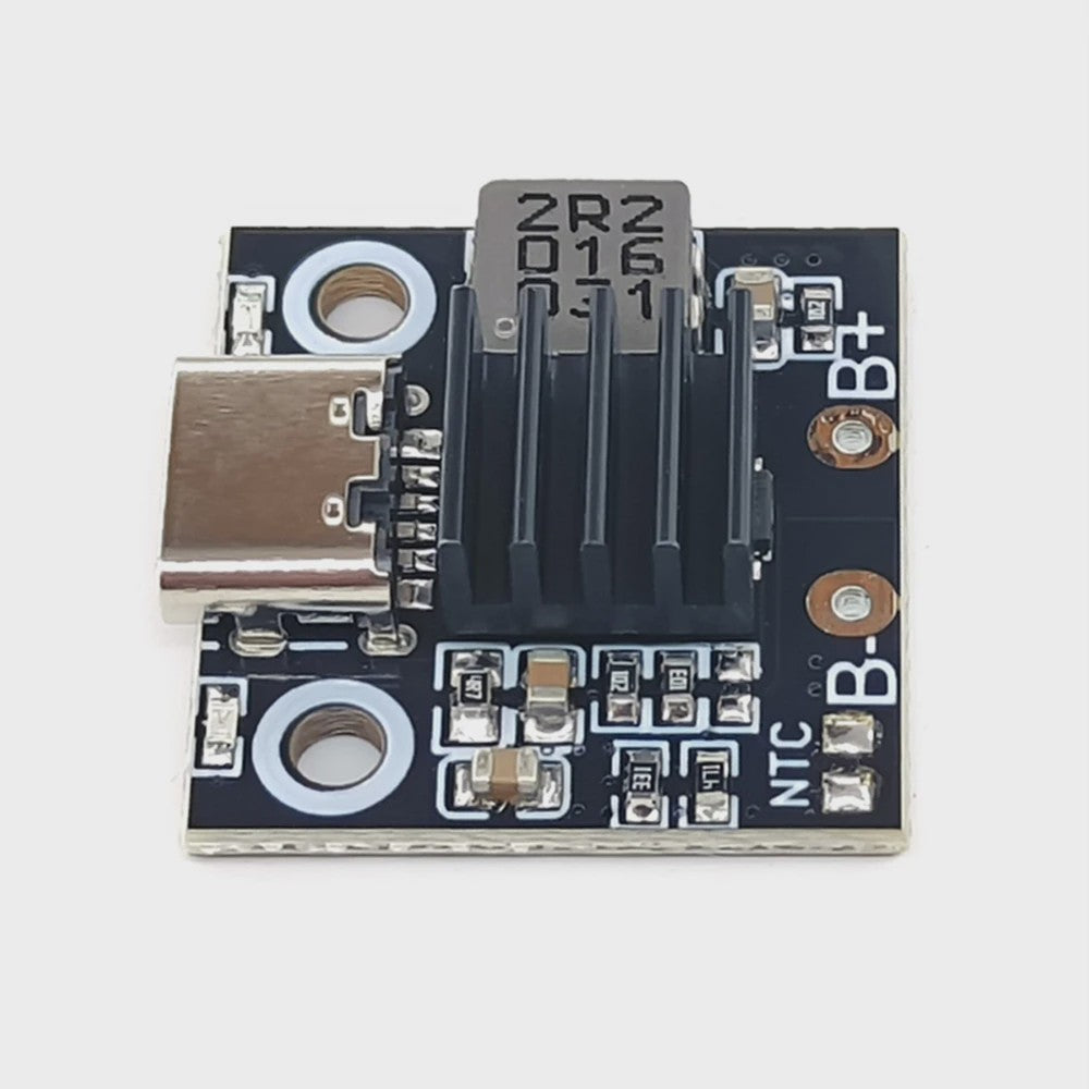 USB-C Lithium Batterij Laadmodule met Bescherming en Indicator