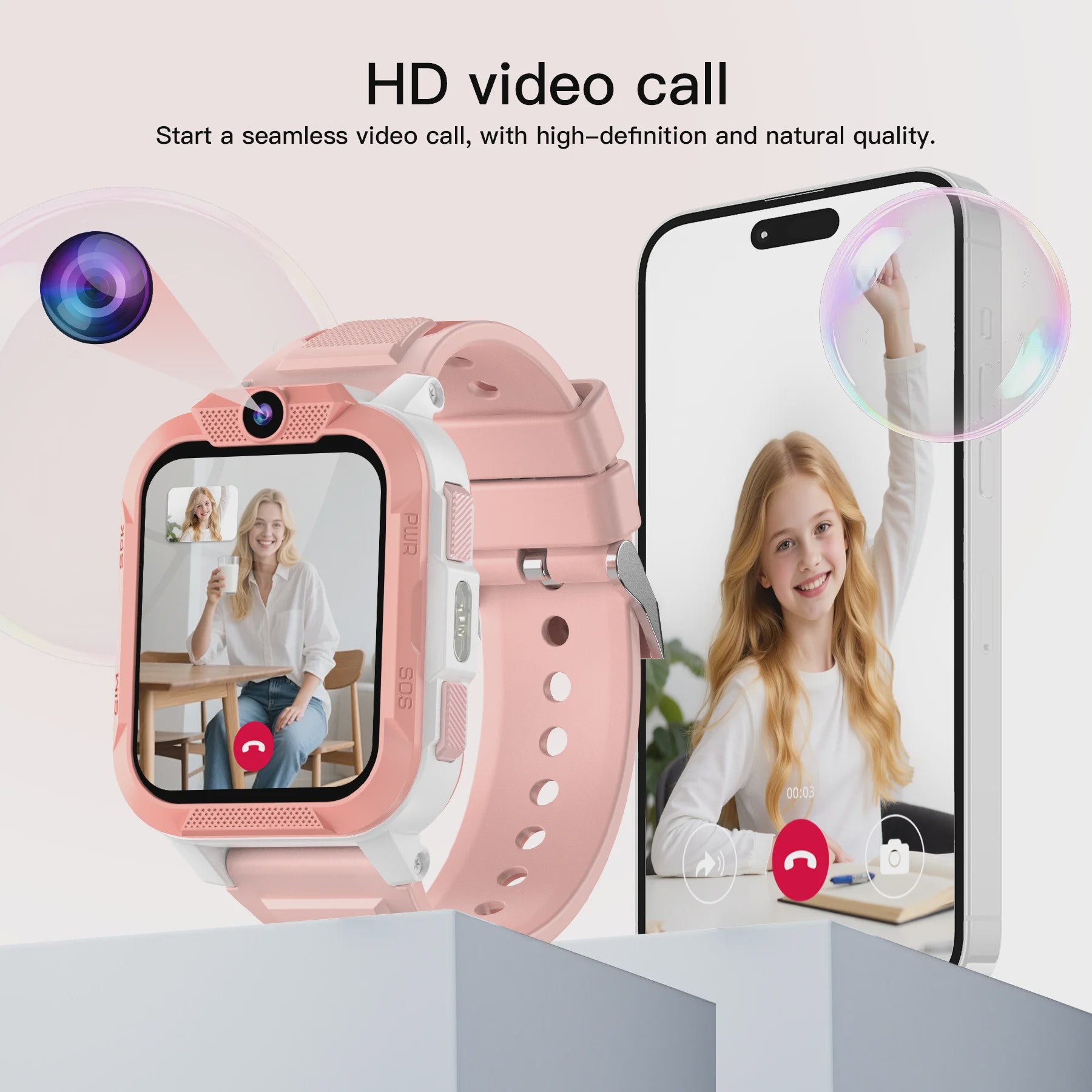 Blackview Z40 Pro Kinder Smartwatch - 4G, GPS, Video Bellen & SOS Functie