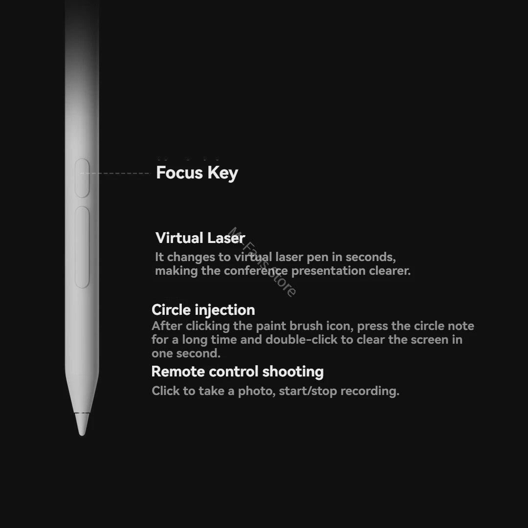 Mijia Focus Stylus Pen voor Xiaomi Pad 7/7 Pro, 6S Pro 12.4 & 6 Max 14 - Magnetische Tekenpen