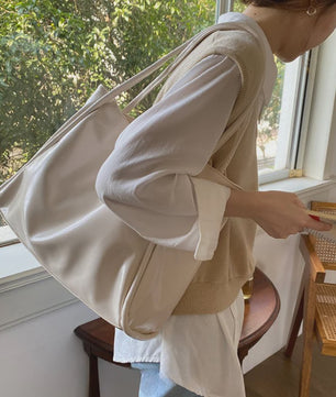 Dames Tote Bag met Textuur - Ruim, Niche Design, Schoudertas voor Dagelijks Gebruik