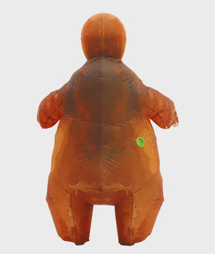 Opblaasbaar Kalkoen Kostuum Volwassenen - Grappig Mascot voor Feestjes & Carnavals