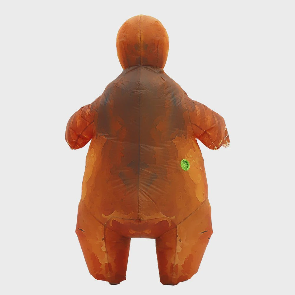 Opblaasbaar Kalkoen Kostuum Volwassenen - Grappig Mascot voor Feestjes & Carnavals