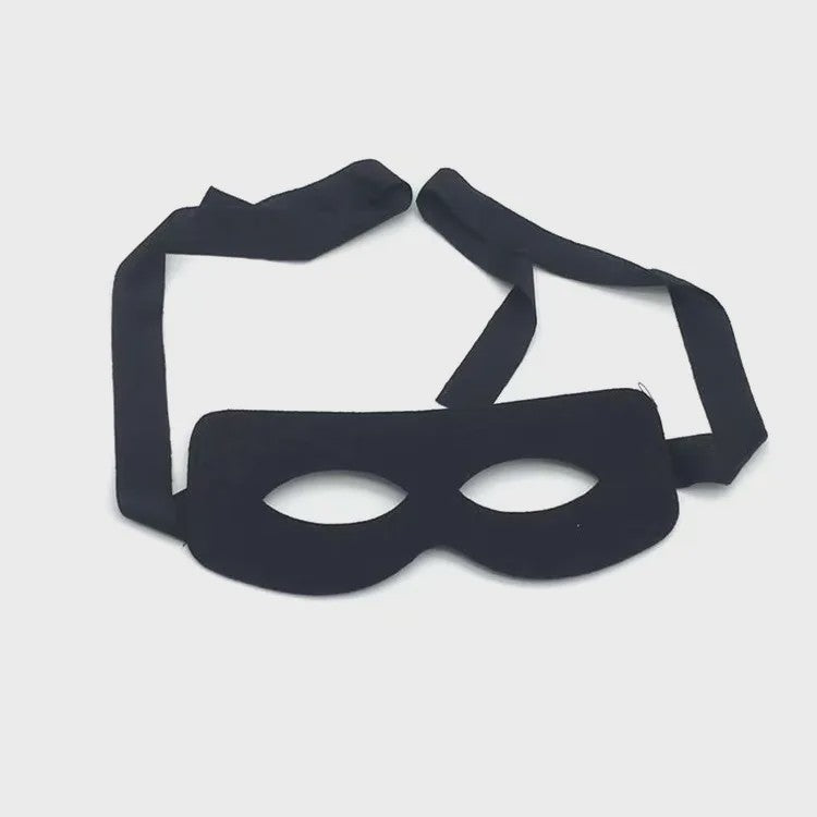 Halloween Bankrover Kostuum Set - Masker, Muts & Geldzak voor Feest & Cosplay