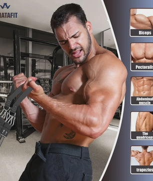 Verstelbare Weerstandsbanden Set (20-200 LBS) voor Krachttraining & Fitness