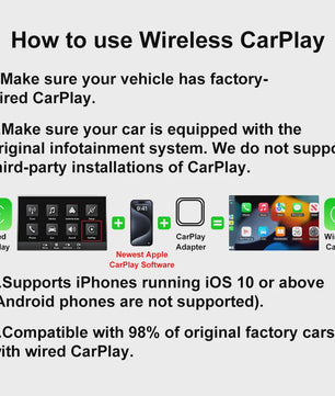 Draadloze CarPlay & Android Auto Adapter: Upgrade uw auto met 2-in-1 Plug & Play Dongle