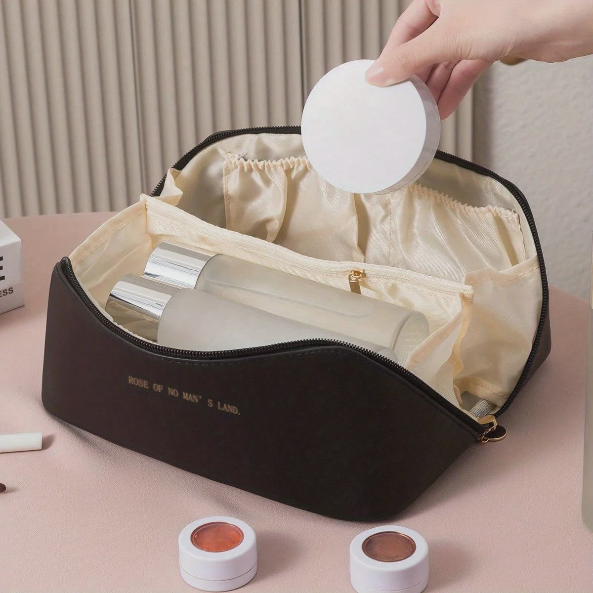 Luxe Make-up Organizer Tas voor Dames - Ruim en Praktisch voor Reizen
