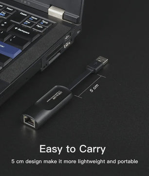 2.5Gbps USB Ethernet Adapter - Snelle Netwerkkaart voor Laptop & PC (USB-A/C)