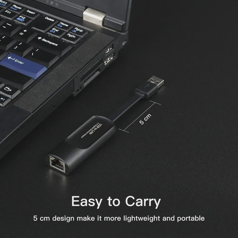2.5Gbps USB Ethernet Adapter - Snelle Netwerkkaart voor Laptop & PC (USB-A/C)