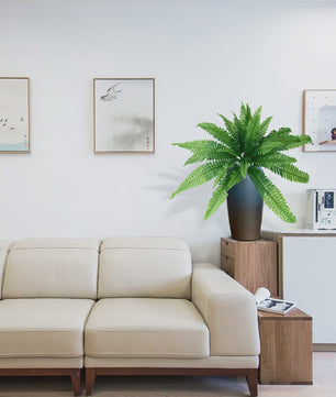 Grote Kunstvaren Plant (46-58cm) - Zijde Bladeren voor Wanddecoratie, Huis & Tuin