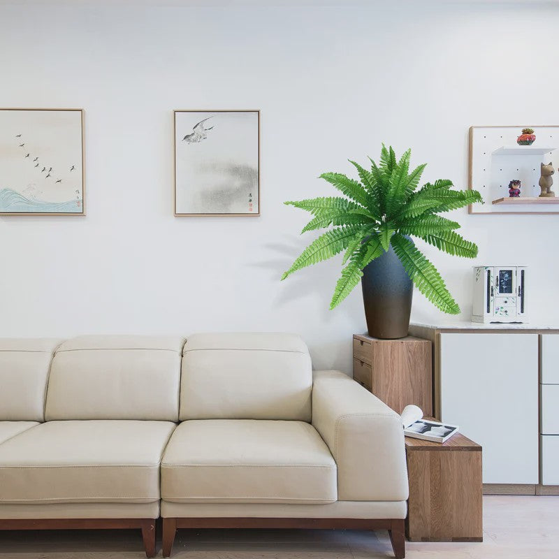 Grote Kunstvaren Plant (46-58cm) - Zijde Bladeren voor Wanddecoratie, Huis & Tuin
