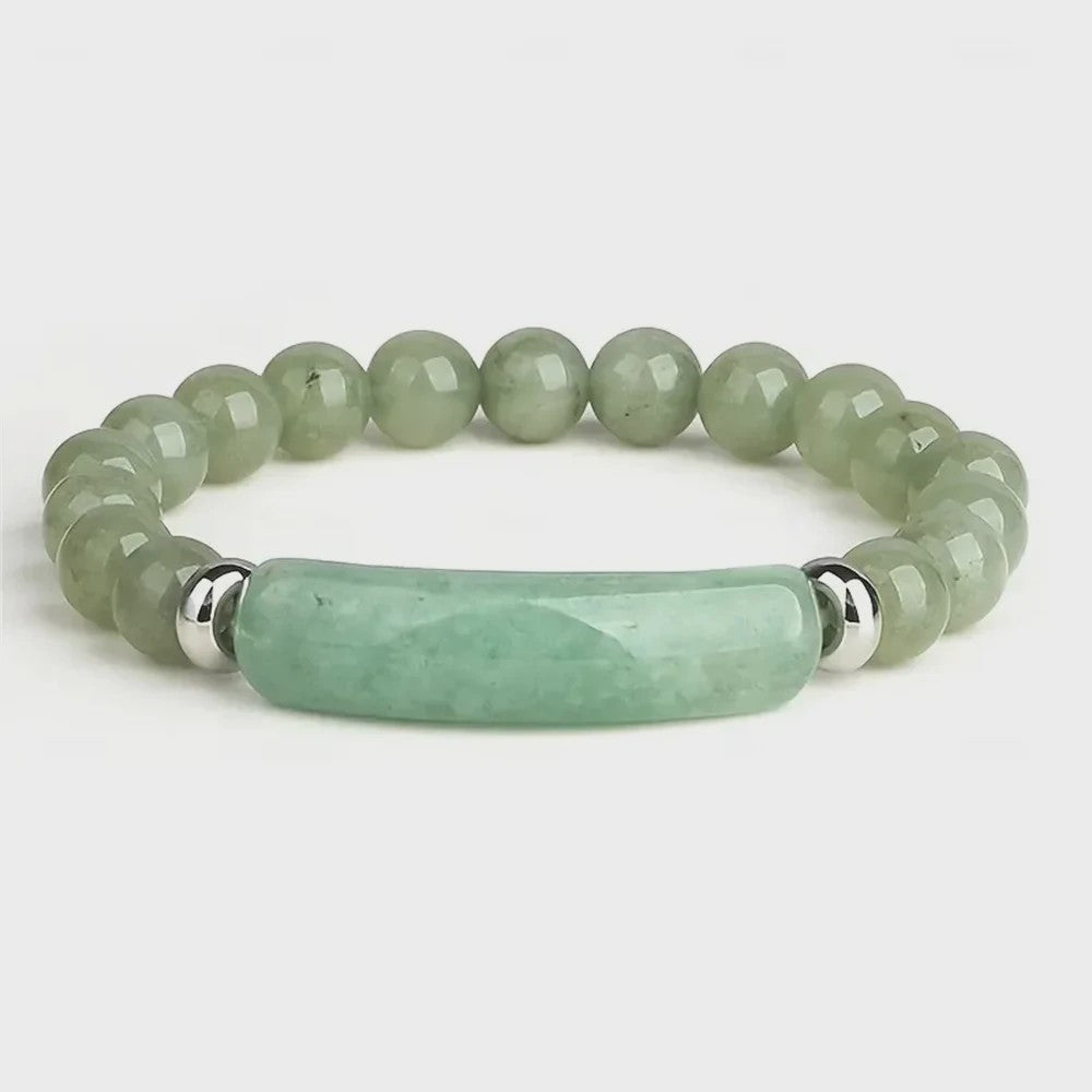 Handgemaakte Edelsteen Armband met Turquoise & Malachiet - Energie & Yoga