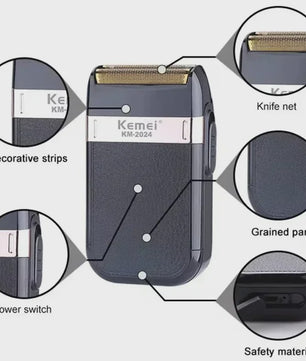 Kemei Professionele Oplaadbare Baard- en Haartrimmer KM-2628 - Goudkleurig