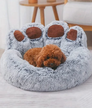 Luxe Hondenkussen en Kattenmand in Unieke Pootvorm - Super Zacht en Comfortabel voor Puppy's en Kleine Honden