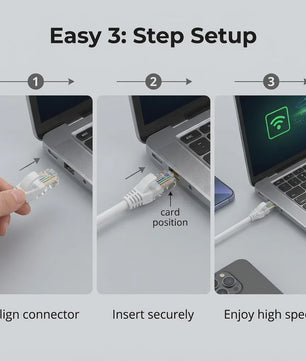 Cat6 UTP Ethernet Kabel - 1000Mbps Netwerk LAN Kabel met RJ45 Connectoren - Diverse Lengtes