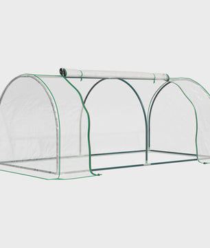 Tunnelkas 200x100x80cm - Stevig Staalframe & Transparante PVC Hoes