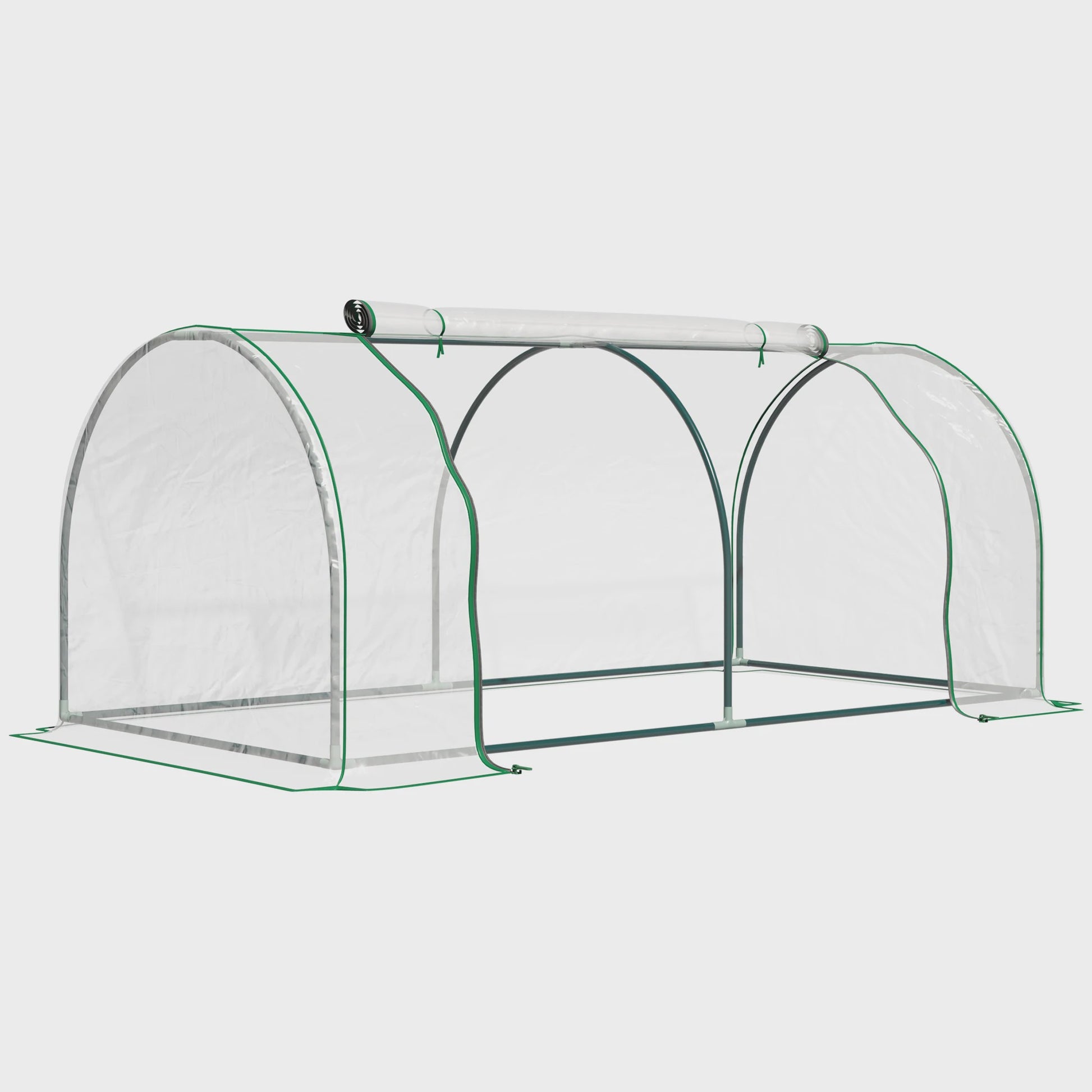 Tunnelkas 200x100x80cm - Stevig Staalframe & Transparante PVC Hoes