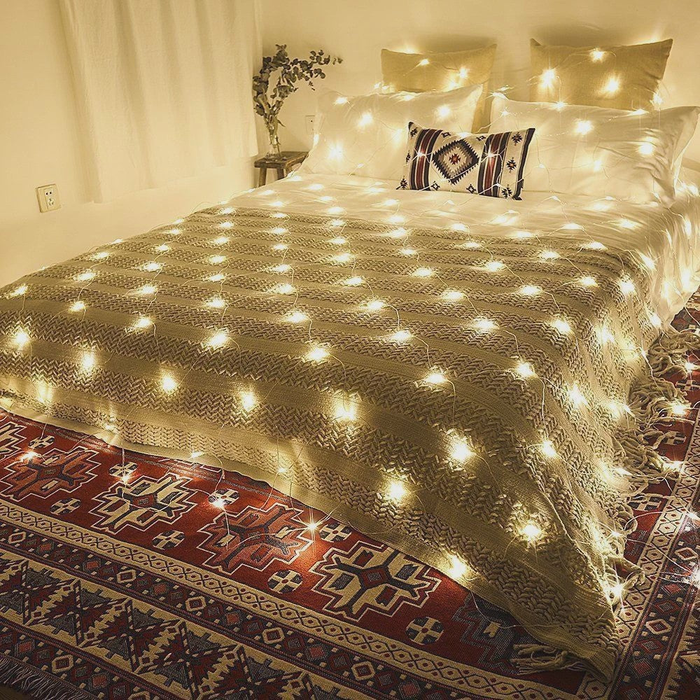 LED Net Verlichting 1.5x1.5M tot 8x10M - Sfeervolle Tuin & Feestdecoratie