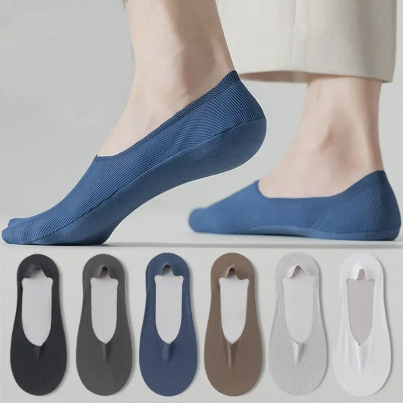 5 Paar Heren Sneakersokken van Katoen - Ademend, Zweetabsorberend & Anti-slip