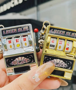 Mini Gokautomaat Sleutelhanger - Speelgoed Jackpot Gadget
