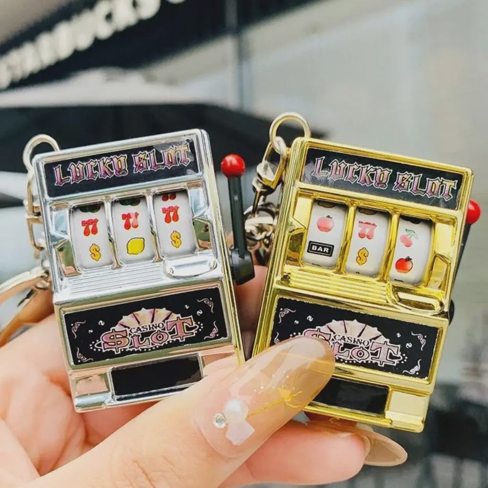 Mini Gokautomaat Sleutelhanger - Speelgoed Jackpot Gadget