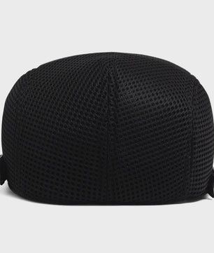Ademende Mesh Pet - Vintage Flat Cap / Newsboy Cap voor Dames en Heren