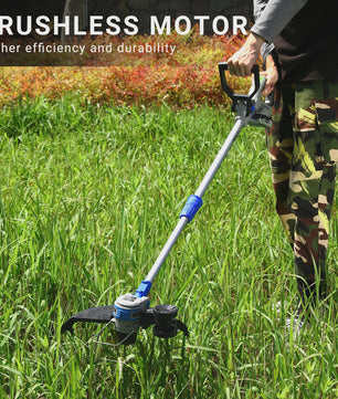 DEKOPRO 2-in-1 Accu Grastrimmer & Bosmaaier - 20V, 30cm, 2 Batterijen