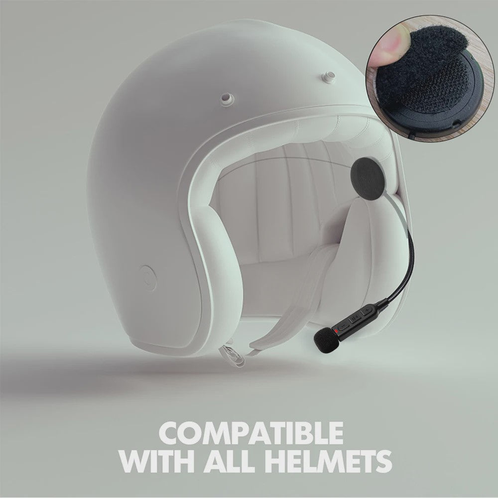 Motorhelm Bluetooth 5.3 Headset - Draadloze Stereo Communicatie & Handsfree Bellen