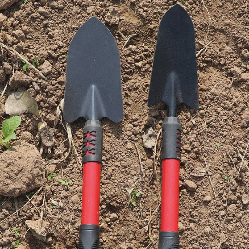Tuin Gereedschap Set: Spade, Hark en Schoffel met Verlengbare Handgreep