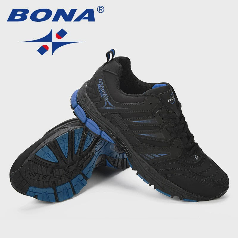BONA Heren Sportschoenen - Ademend & Comfortabel voor Lopen en Outdoor