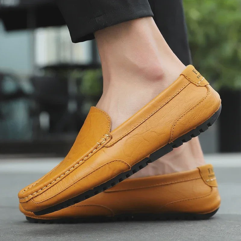 Luxe Leren Heren Moccasins - Ademend, Comfortabel & Stijlvol