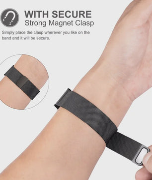 Milanese RVS Horlogeband 18mm 20mm 22mm voor Garmin Vivoactive Venu | Magnetische Sluiting