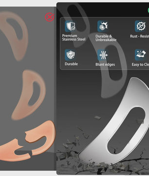 Roestvrij Staal Gua Sha Schraper - Professionele Spierontspanning & Bindweefsel Mobilisatie Tool