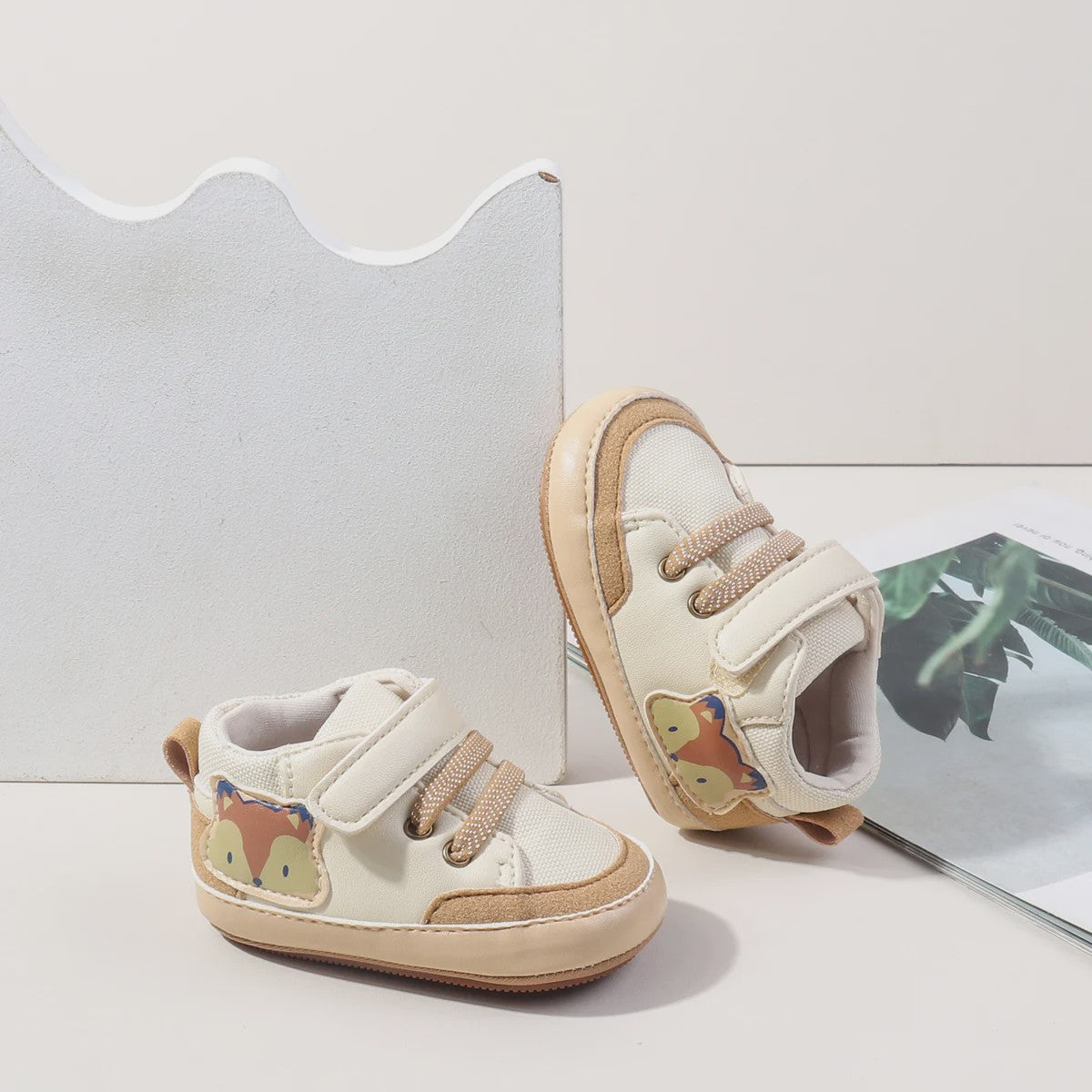 Baby Schoenen Lente/Herfst - Eerste Stapjes Unisex Casual Sportschoenen met Zachte TPR Zool (0-18M)