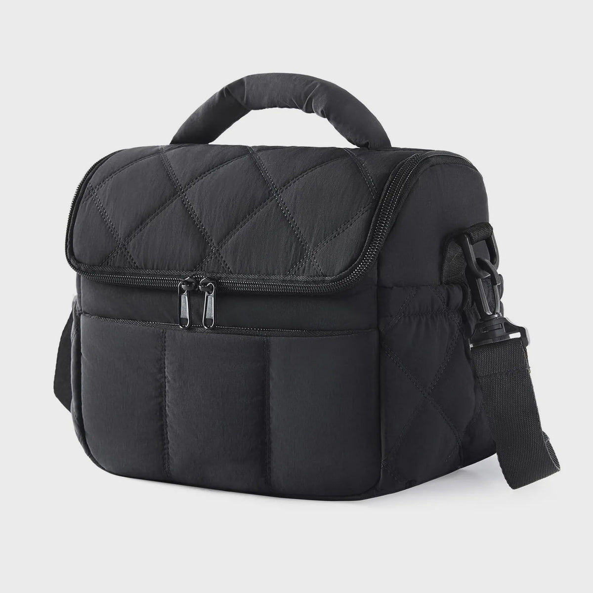Stijlvolle Nylon Lunchtas - Draagbare Geïsoleerde Lunchbox voor Dames | Houd uw Maaltijd Vers