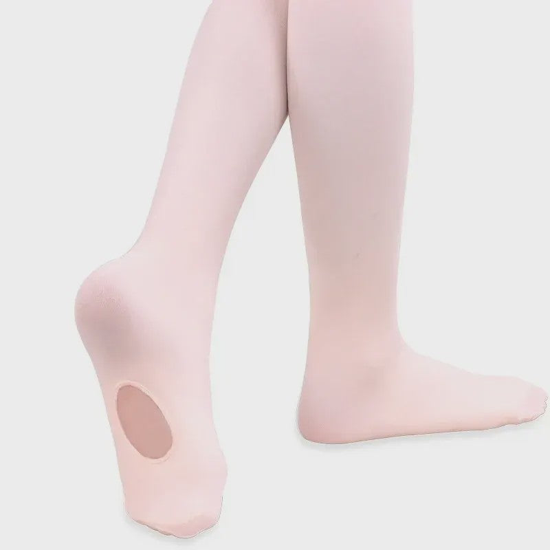 Professionele Ballet Tights voor Dames en Meisjes - 60D Microfiber, Convertible & Naadloos