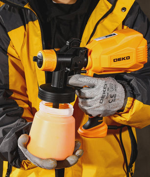 DEKO DKSG45K1 Elektrische Verfspuit 450W - Krachtig & Precisie voor Doe-het-zelf