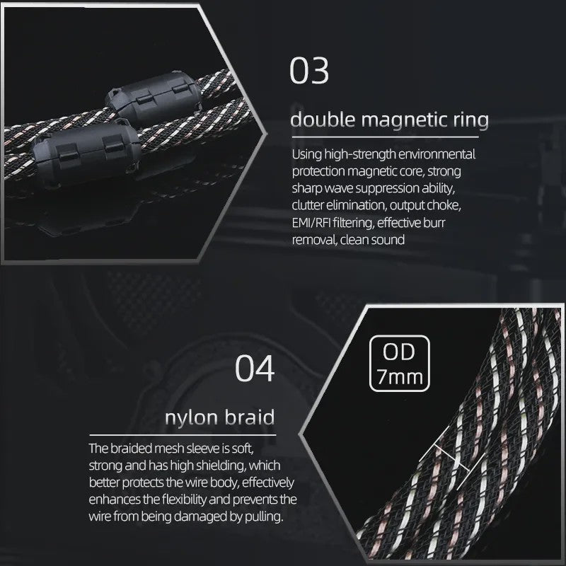 Hifi XLR Kabel Male naar Female - Pure Koper Audio Signaalkabel voor Microfoon & Mixer